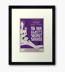 On Her Majesty's Secret Service Framed Print