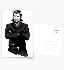 Supernatural - Punk!Lucifer Postcards
