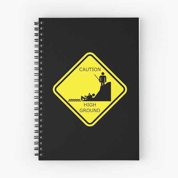 Item preview, Caution High ground design designed and sold by TryStar.
