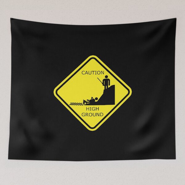 Item preview, Caution High ground design designed and sold by TryStar.