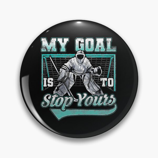 Item preview, Funny Hockey Defender Denying Goals designed and sold by perfectpresents.