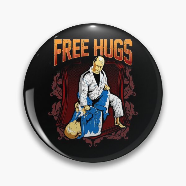 Item preview, Free Hugs BJJ Jiu Jitsu Pun Awesome Martial Arts designed and sold by perfectpresents.