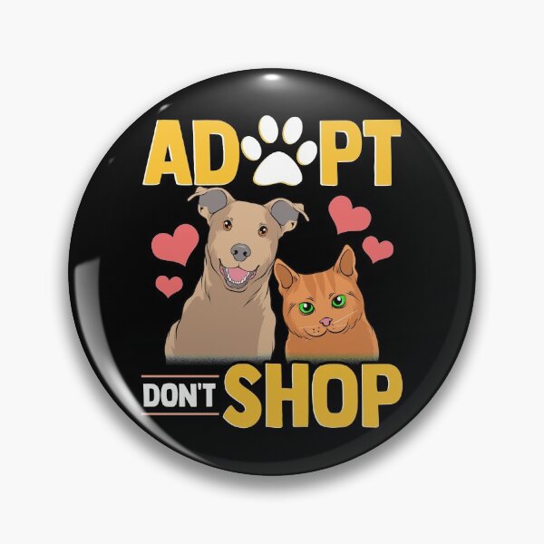 Item preview, Adopt Don't Shop Cat & Dog designed and sold by perfectpresents.