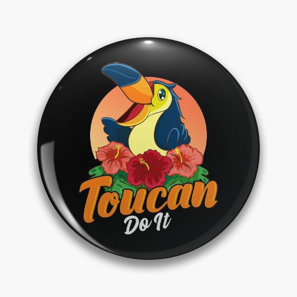 Item preview, Toucan Do It Funny You Can Do It Pun Happy Bird designed and sold by perfectpresents.