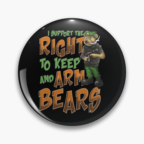 Item preview, I Support The Right To Arm Bears 2nd Amendment Pun designed and sold by perfectpresents.