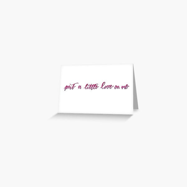 Why's loving you not fair? quote from song Everywhere by Niall Horan  digital lettering | Greeting Card