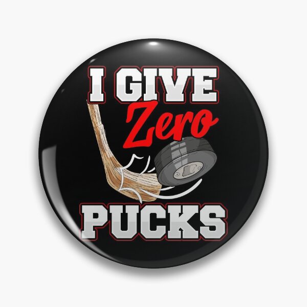 Item preview, I Give Zero Pucks Ice Hockey Players Sarcastic Pun designed and sold by perfectpresents.