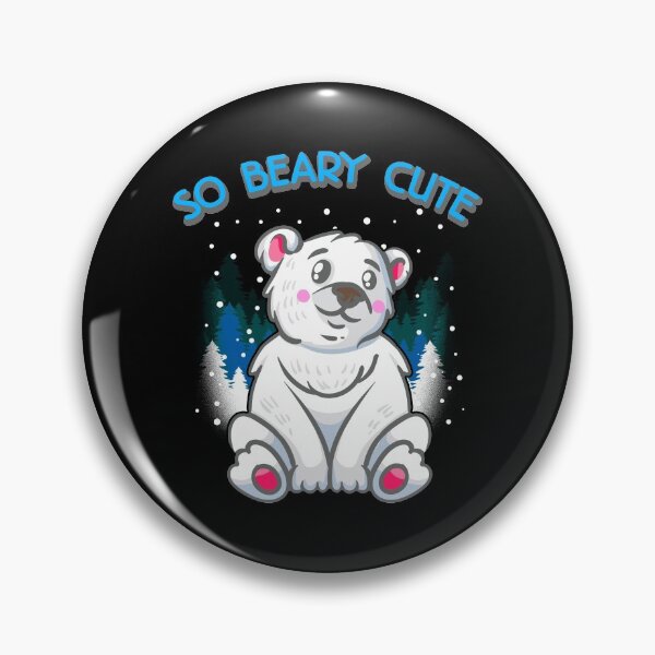 Item preview, So Beary Cute Adorable Polar Bear Cub Pun designed and sold by perfectpresents.