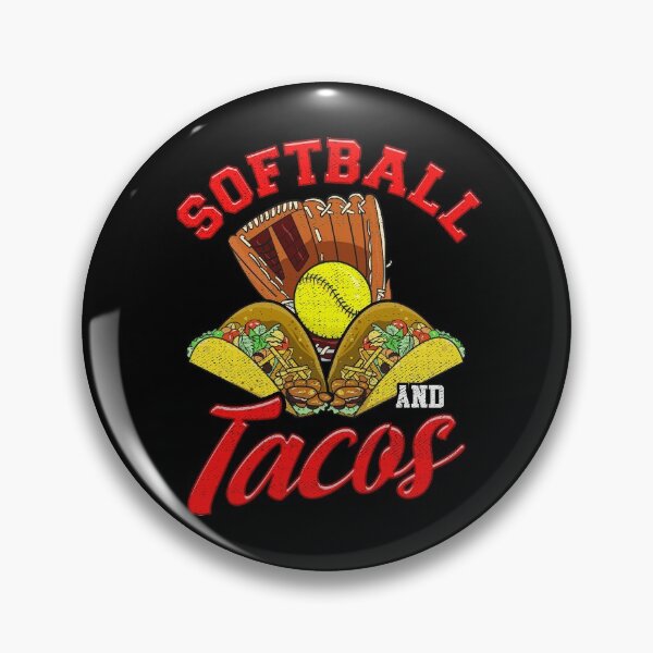Item preview, Cute Softball and Tacos Novelty Soft Ball Player designed and sold by perfectpresents.