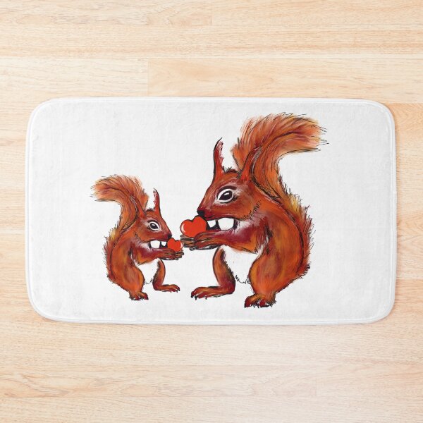 Item preview, Squirrel love designed and sold by KitCatCards.