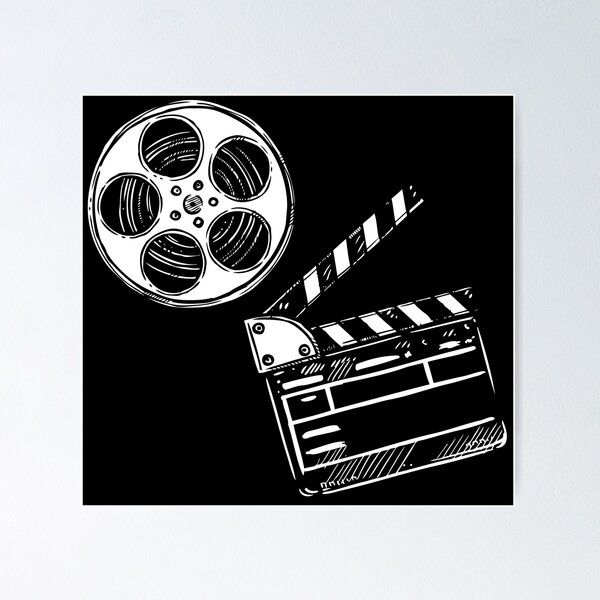 Item preview, Movies, Film and Clapperboard designed and sold by artdesignforyou.