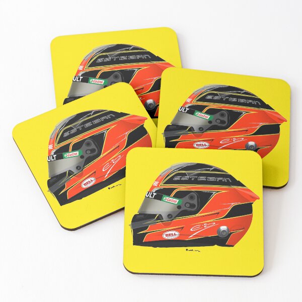 Item preview, Esteban Ocon - Casco 2020 lado izquierdo designed and sold by JageOwen.