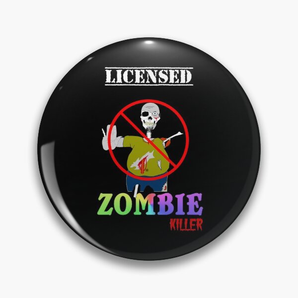 Item preview, Funny Licensed Zombie Killer Halloween designed and sold by perfectpresents.