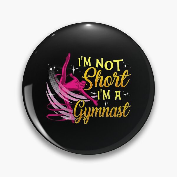 Artikelvorschau, Ich bin nicht klein, ich bin eine Turnerin. Lustiges Gymnastikmädchen entworfen und verkauft von perfectpresents.