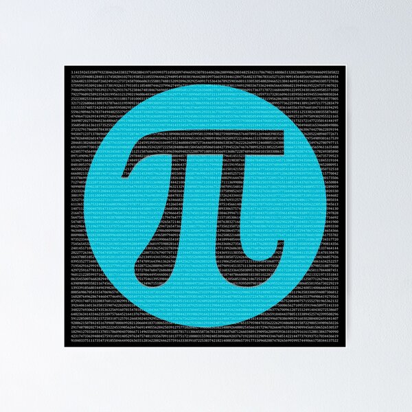 Item preview, First 10,000 digits of Pi, blue on black. designed and sold by cesarpadilla.
