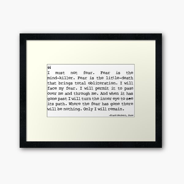 Item preview, Dune - Frank Herbert - La peur tue l'esprit - Passage intégral designed and sold by ceeoh.
