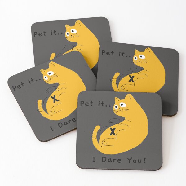 Item preview, Pet it.. I Dare You! Cat Line designed and sold by Blepster.