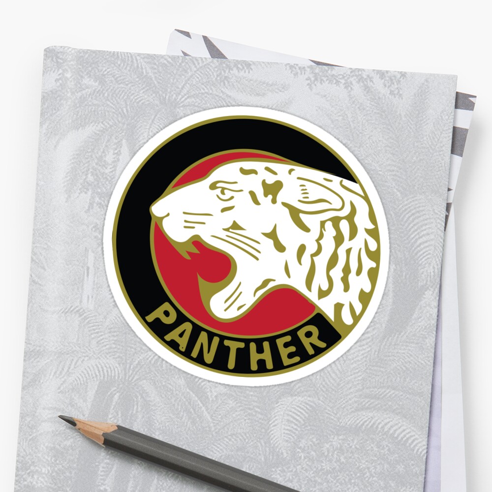 Panther Motorcycle Logo Stickers By Midwestern Redbubble