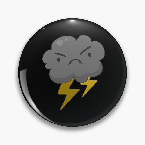 Item preview, Angry Cloud With Lightning Thunderstorm Weather designed and sold by perfectpresents.