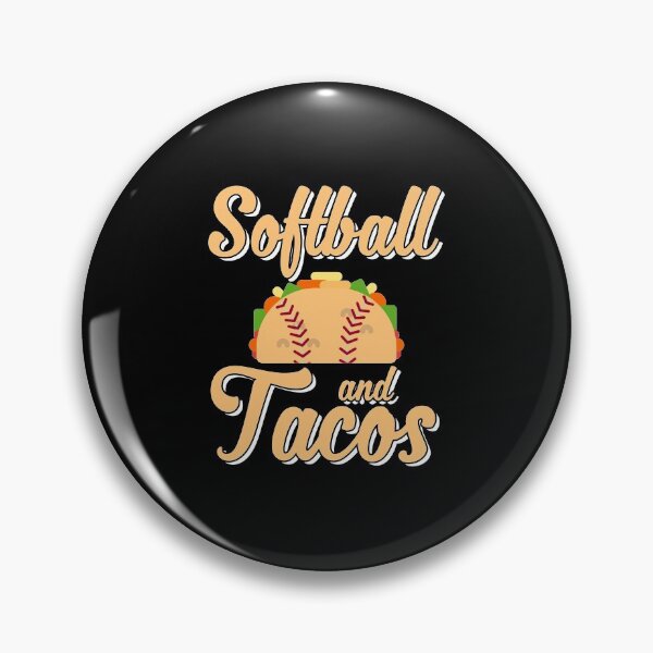 Item preview, Cute Softball and Tacos Novelty Soft Ball Player designed and sold by perfectpresents.