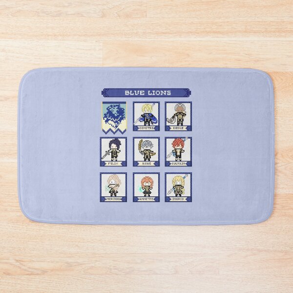 Item preview, Fire Emblem Three Houses Blue Lions House Pixel Parody designed and sold by MissJunePixels.