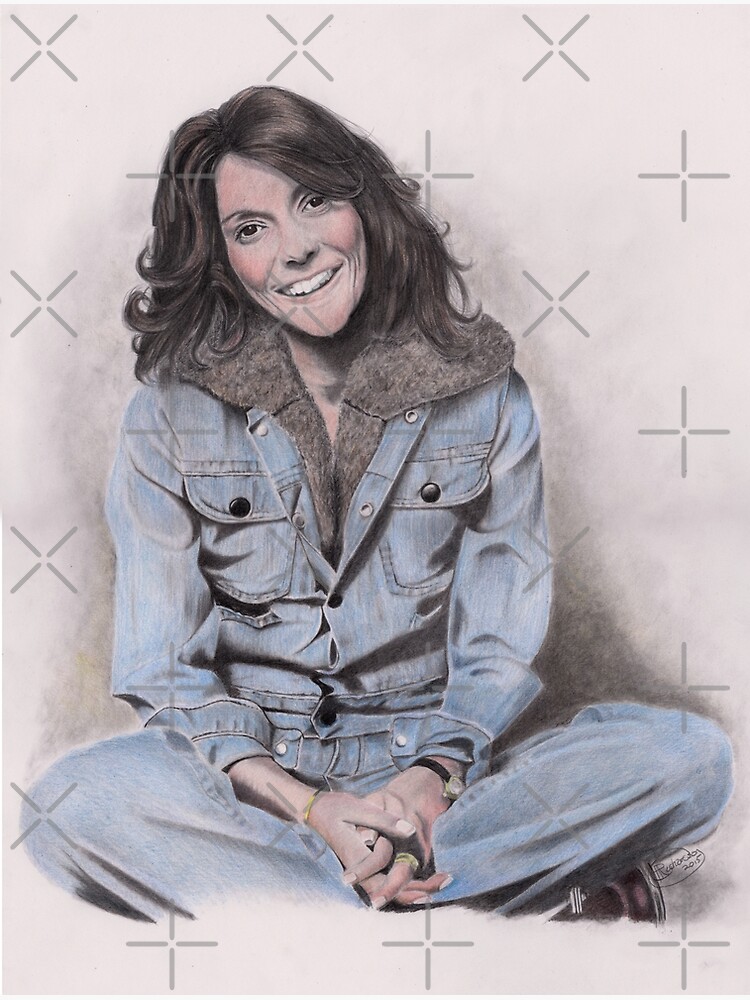 "Karen Carpenter Tinted Graphite Drawing" Poster for Sale by