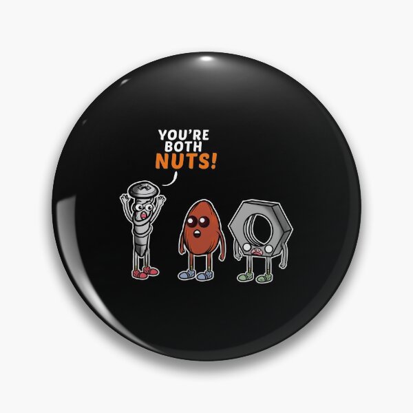 Item preview, Funny You're Both Nuts Hilarious Pun Screw Tools designed and sold by perfectpresents.