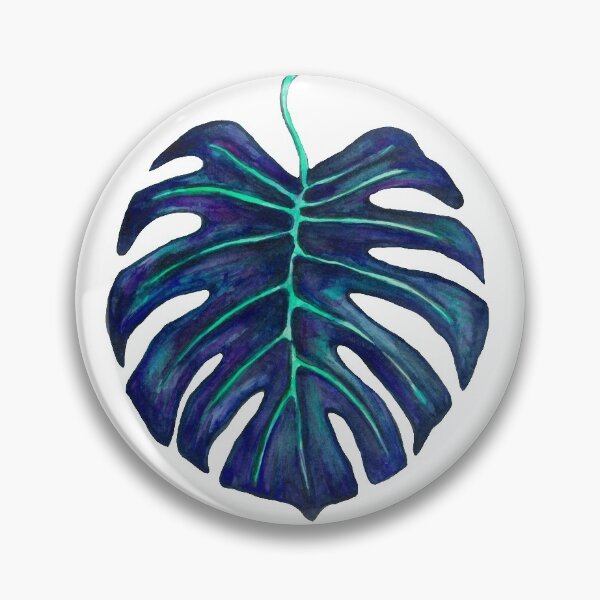 Item preview, Blue monstera leaf designed and sold by susserain.