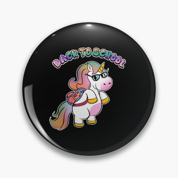 Item preview, Cute Back To School Unicorn Student with Backpack designed and sold by perfectpresents.