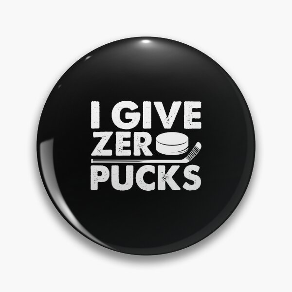 Item preview, Funny I Give Zero Pucks Ice Hockey Players Pun designed and sold by perfectpresents.