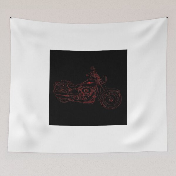 Item preview, cycle right side, red on black designed and sold by dnparker.