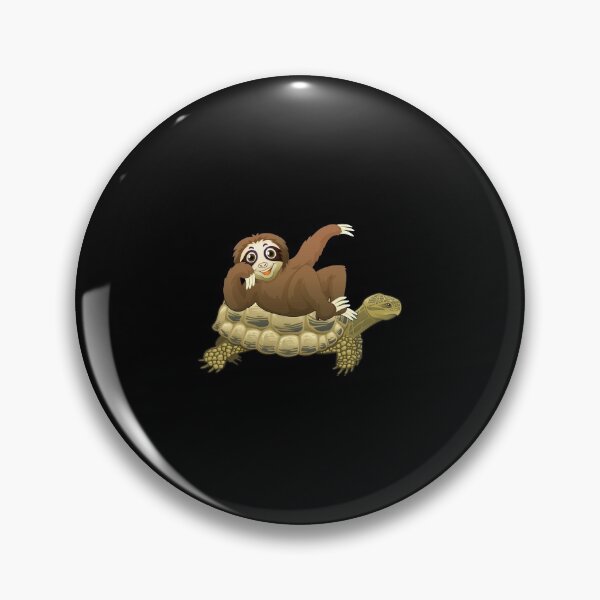 Item preview, Cute & Funny Sloth Riding Turtle Adorable Animals designed and sold by perfectpresents.