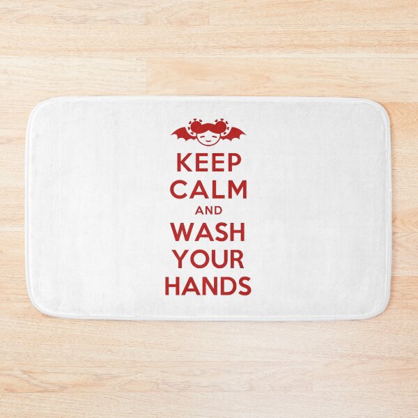 Item preview, Keep Calm and Wash Your Hands - Red on White designed and sold by joshcartoonguy.
