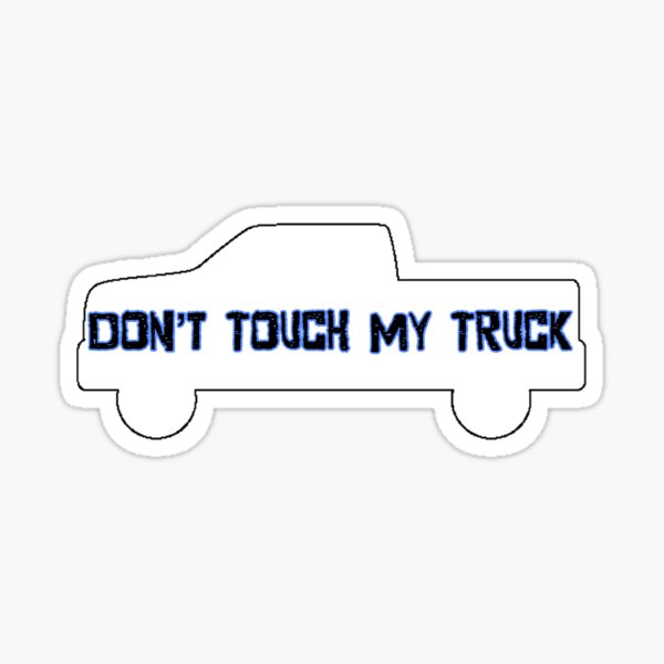 Don 't touch my Bobby Car Voiture Autocollant Sticker Tatouage