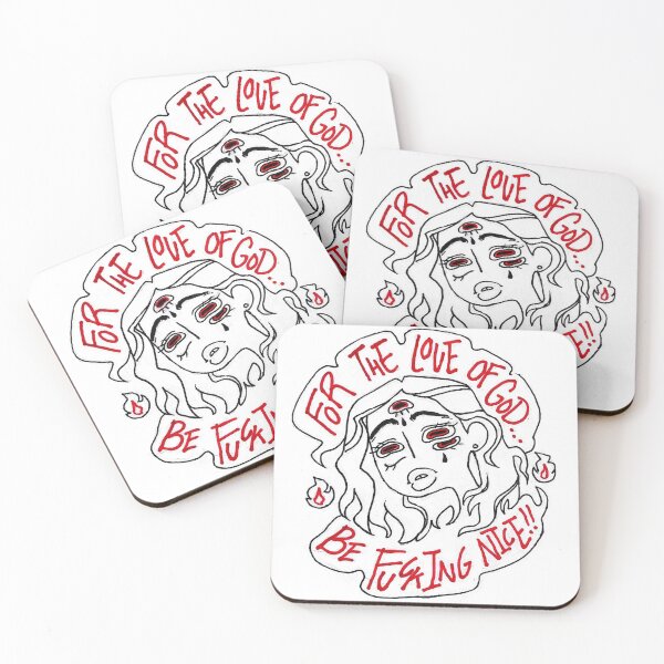 Item preview, Be F*#@ing Nice!! Sticker designed and sold by rodistic.