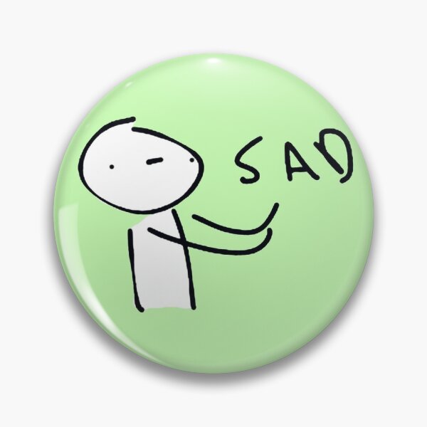 Item preview, Sad designed and sold by Squid-ink-art.
