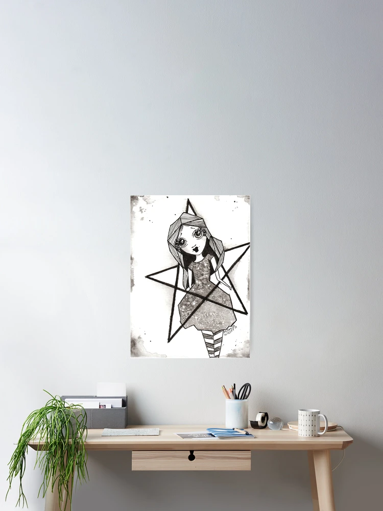 Thumbnail 2 of 3, Poster, Star Child designed and sold by RuffledAndPunk.