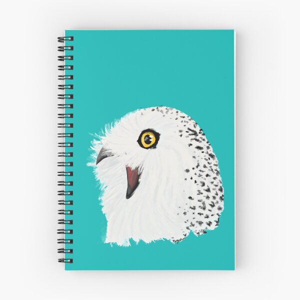 Item preview, Excited Snowy Owl designed and sold by ScribbOwls.