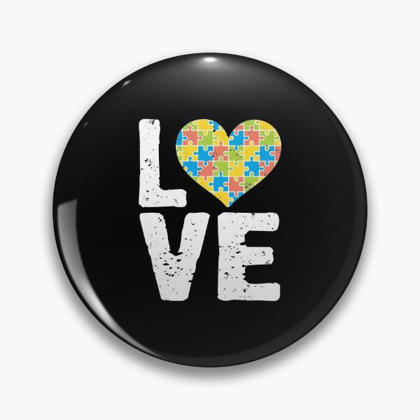 Item preview, Cute Autism Awareness Love Colorful Puzzle Heart designed and sold by perfectpresents.