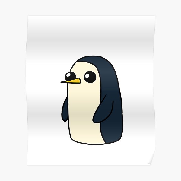Gunter Penguin Posters Redbubble - cuttiepenguin roblox character