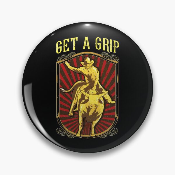 Item preview, Get a Grip Bullrider Funny Competitive Bullriding designed and sold by perfectpresents.