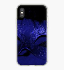 Masquerade in Blue iPhone Case
