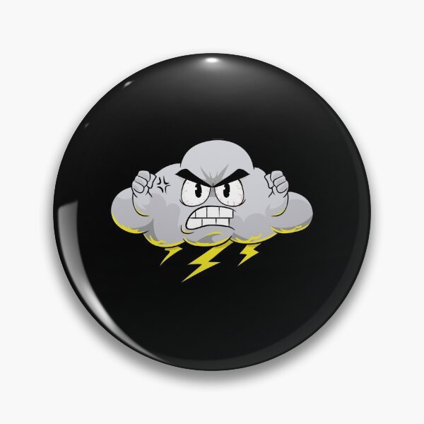 Item preview, Angry Cloud with Lightning Thunderstorm Weather designed and sold by perfectpresents.