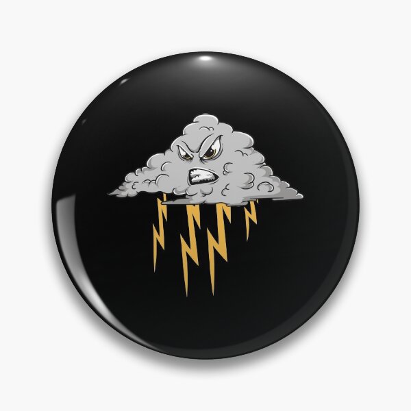 Item preview, Angry Cloud Causing Lightning Thunderstorm Weather designed and sold by perfectpresents.