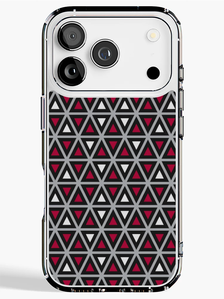 Thumbnail 1 of 5, iPhone Case, Triangular Shapes Pattern designed and sold by ChunkyDesign.