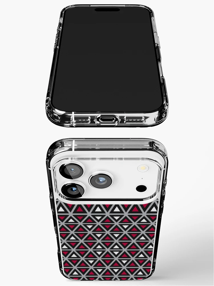 Thumbnail 3 of 5, iPhone Case, Triangular Shapes Pattern designed and sold by ChunkyDesign.