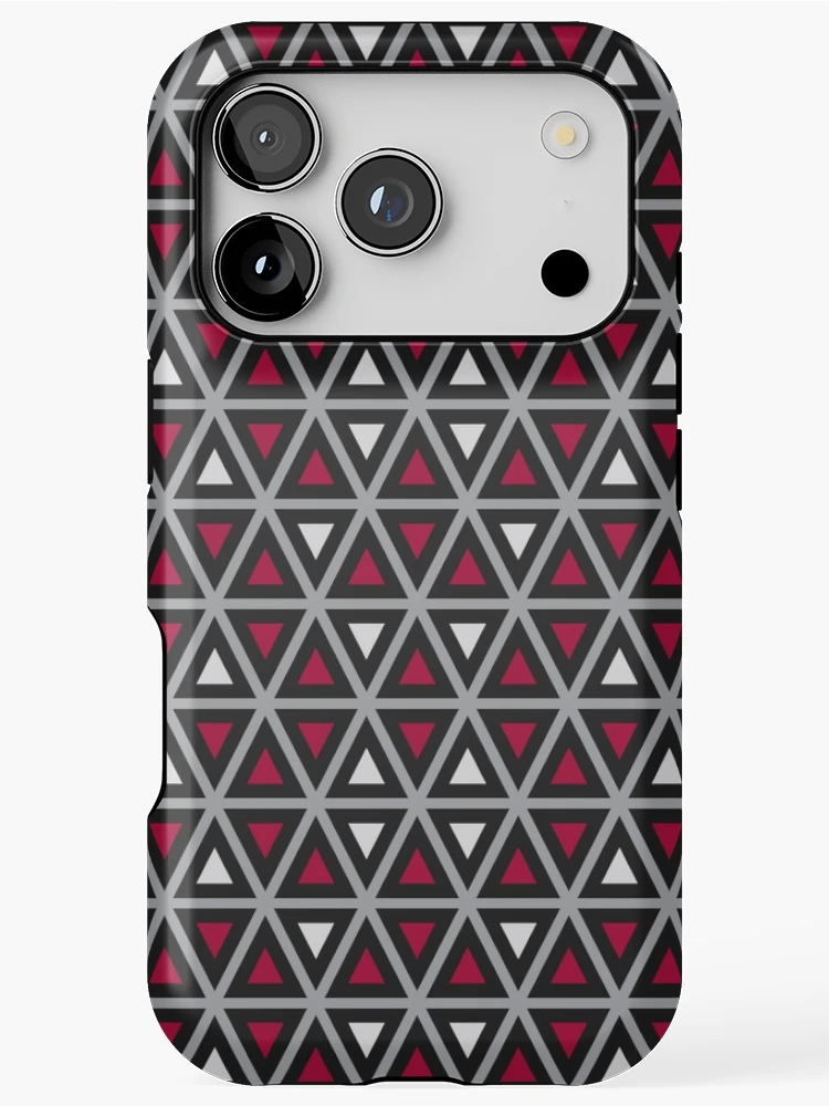 Thumbnail 1 of 4, iPhone Case, Triangular Shapes Pattern designed and sold by ChunkyDesign.