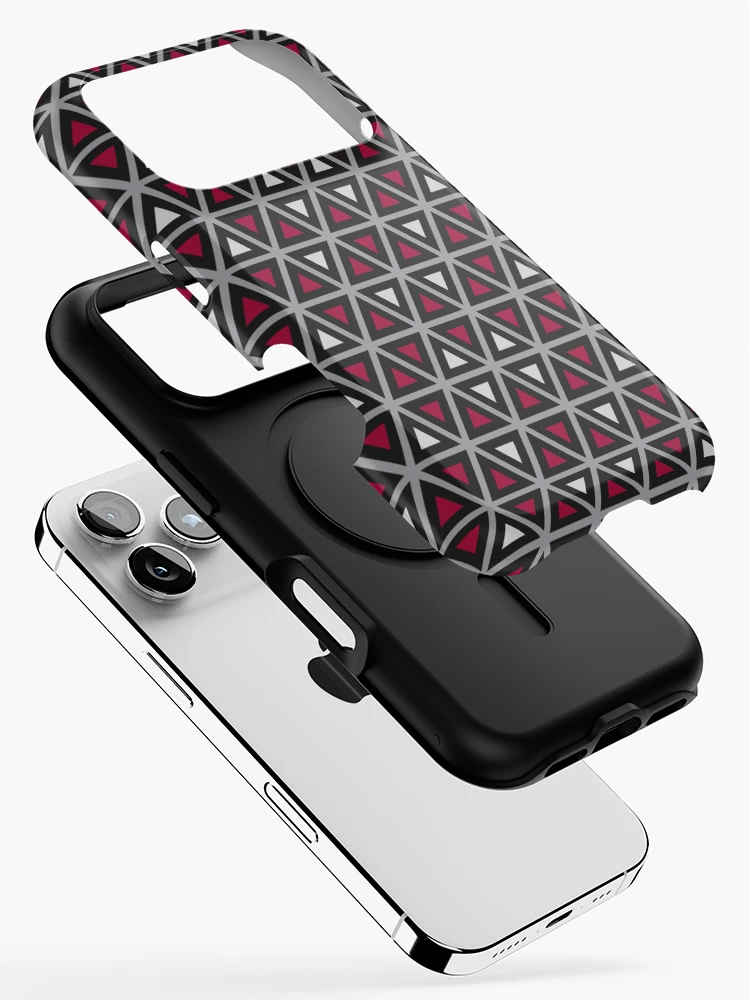 Thumbnail 2 of 4, iPhone Case, Triangular Shapes Pattern designed and sold by ChunkyDesign.