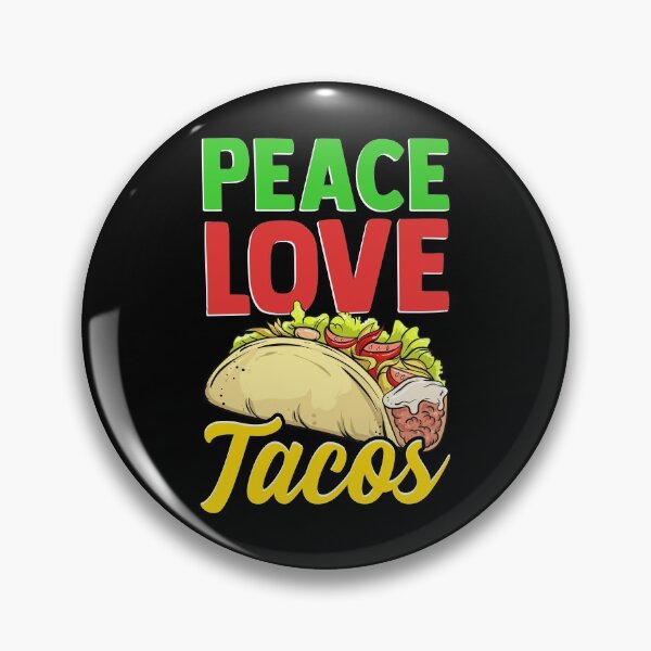 Item preview, Cute & Funny Peace Love Tacos Pacifist Food designed and sold by perfectpresents.