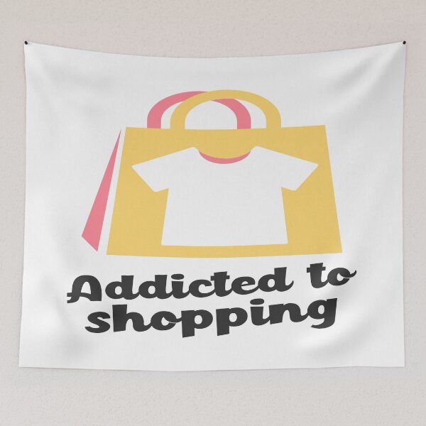 Item preview, Addicted To Shopping designed and sold by Elfyau.